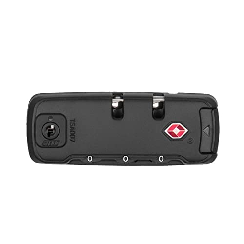 Reccisokz - Candado de combinación TSA de 2 piezas, duradero con combinación de 3 dígitos para seguridad de equipaje de viaje, candado de combinación TSA