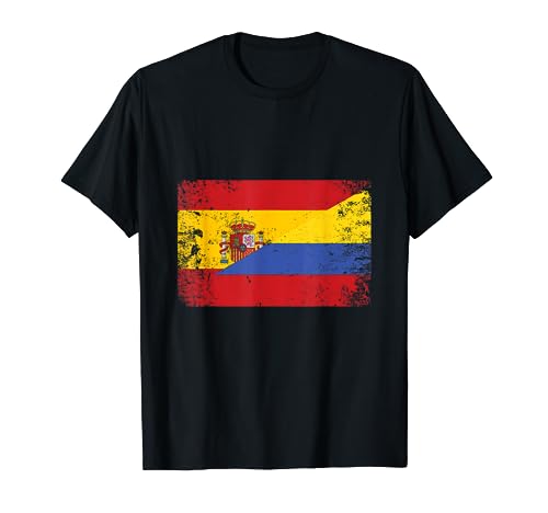 Colombia España Bandera Colombiana Regalo Colombiano Camiseta