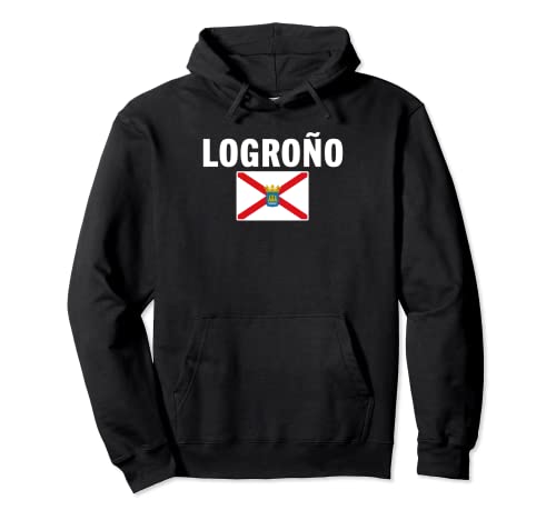 Camisetas de fútbol con la bandera de Logroño, regalo de viaje Sudadera con Capucha