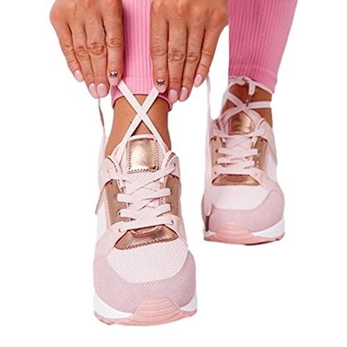 leryveo Zapatos de Mujer para Caminar - Zapatos cómodos y Flexibles para Caminar para Mujer para niña - Zapatillas de Deporte Ligeras para Caminar para Vacaciones, Viajes, jardinería, Compras, 41 EU