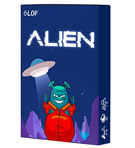 Glop Alien - Juego de Cartas para Niños y Adultos - Partidas rápidas y Divertidas para Toda la Familia - Juegos de Mesa para 2 a 8 Jugadores - Niños de +10 Años