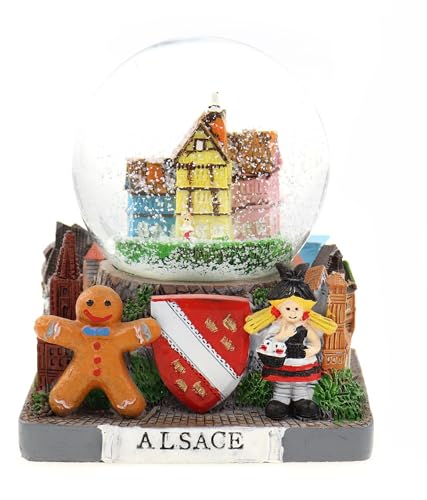 Souvenir 0326205320 - Bola de nieve de Alsacia Colmar Strasbourg Riquewihr